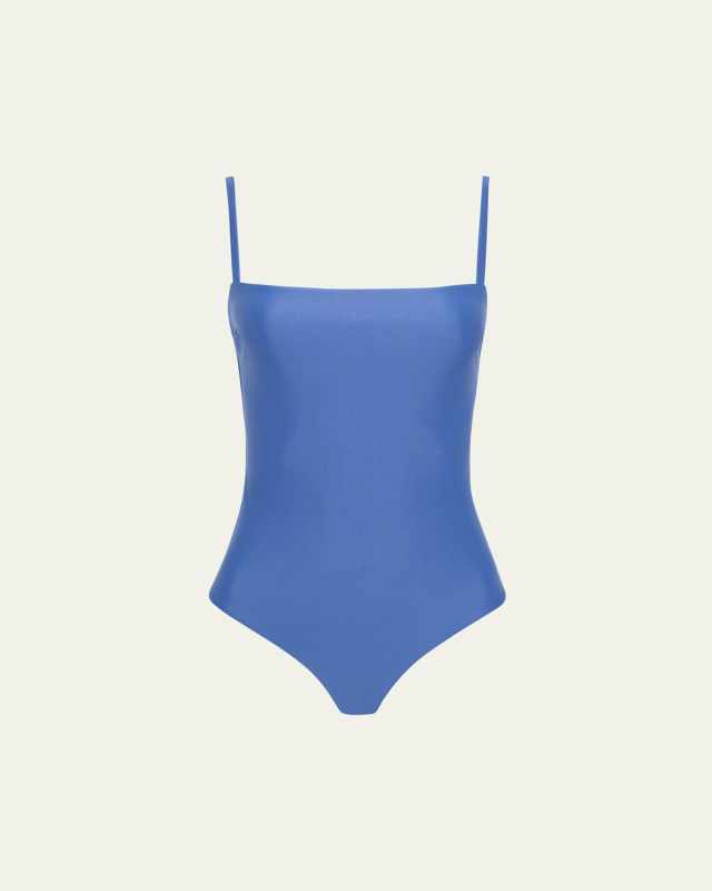 Petite Square Maillot Swimsuit